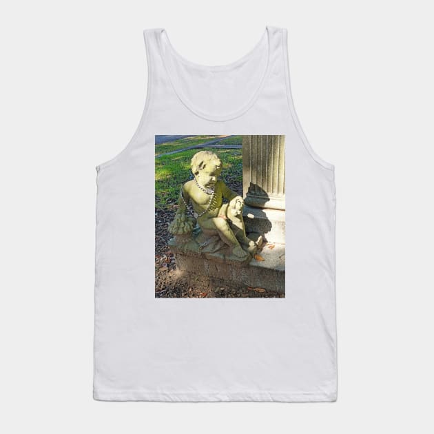 Mardi Gras Cherub Tank Top by Loveday101